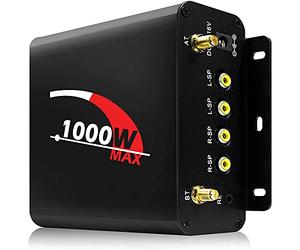 Aileap 1000W Amplificateur stéréo Bluetooth multimédia Puissant à 4 canaux avec Radio AUX USB SD FM, AMP de Remplacement du système Audio de Moto de la série M1000 pour Harley ATV UTV RZR Polaris