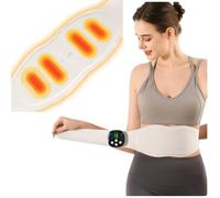 AILEDA Ceinture Lombaire Chauffante,EMS Machine minceur abdominale,Ceinture stimulante abdominale rechargeable,18 niveaux intensité 6 modes de massagepour remodelage corporel réduction cellulite
