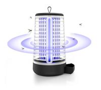AILEDA Lampe Anti Moustique,20W UV Anti Insectes Volants,avec Éclairage LED Lampe UV Contre Moustiques,Tueur D'Insectes Raquette Anti Moustique Electrique,pour Camping Intérieur Extérieur