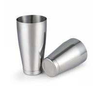 Ailelan Boston Ensemble shaker à cocktail professionnel en acier inoxydable avec shaker à martini lesté de 793,8 g non lesté de 510,3 g, outils de barman pour barman
