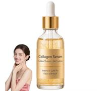 Ailence Sérum Coréen Flacon De Collagene Filaments D'or Peptides De Soie, Silence Paris Serum Coreen, Promouvoir Soin Intensif Visage Et Cou,Skincare Coréenne, Convient à Tous Les Types De Peau, 60 ml