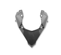 Aileron Aérodynamique pour Z650 Z 650 2020 2021 2022 2023 2024 Accessoires Moto Ensemble Carénage Phare Avant Fibre Carbone Spoiler Avant Moto(C-Carbon Fiber Look)
