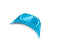 Aileron Aérodynamique Spoiler Avant Moto Support Poignée Arriè pour Vespa pour Sprint pour Primavera 50 125 150 2013-2024 Moto Ducktail Grab Arrière Carénage ABS(Bleu)