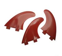 Aileron amovible, ailerons de planche de surf renforcés en nylon sûr, avec t vis, accessoires de rechange pour planche de surf kayak, planche de surf gonflable, planche de surf en mousse (rouge)