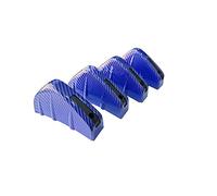 Aileron Arrière 1 Ensemble Universel Voiture Pare-Chocs Arrière Lèvre Diffuseur Séparateur Becquet Protecteur Contre Les Rayures Aileron Protecteur Contre Les Rayures Aileron Arrière Voiture(Bleu)