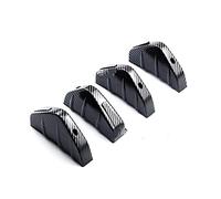 Aileron Arrière 4 pièces Universel en Fiber de Carbone Voiture modifié Pare-Chocs arrière diffuseur Triangle becquet pour VW Spoiler d'Aile Arrière(Carbon fibe)