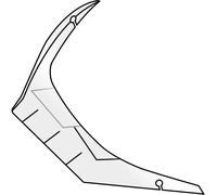 Aileron arrière Airoh GP 550 S Challenge Red casque taille S