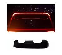 Aileron arrière avec éclairage LED Compatible Pour Toyota Prado Land Cruiser 2008-2021, kit de conversion de becquet, feu stop, accessoires de voiture(Black)