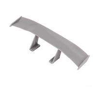 Aileron arrière de voiture en ABS avec design mini aile pour tous les modèles de véhicules - Garniture intérieure de voiture, noir/blanc/rouge/bleu/gris (gris)