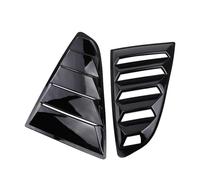 Aileron arrière de Voiture Persiennes de Lunette pour arrière becquet, Panneau de réglage de Voiture Ventilation latérale pour Couvercle de Ventilation pour Ford(Noir)