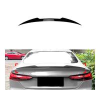 Aileron Arrière de Voiture pour Audi A5 F5 Sportback Four-Door 2017-2024 M4, becquet de Course, aileron de Coffre arrière léger en ABS,Piano Black