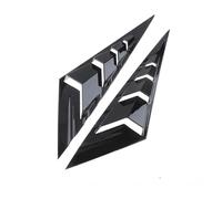 Aileron arrière de Voiture pour Hyundai pour Elantra Avante CN7 2020 2021 Persiennes de Lunette latérale pour arrière Panneau de becquet de vitre de Custode Accessoires(Black A1)