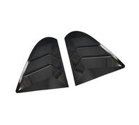 Aileron arrière de Voiture pour Mitsubishi pour Lancer EX X pour Evo côté Lunette pour arrière pour obturateur d'aération Couvercle de persienne Garniture Accessoires(Noir)
