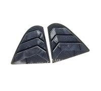Aileron arrière de Voiture pour Mitsubishi pour Lancer EX X pour Evo côté Lunette pour arrière pour obturateur d'aération Couvercle de persienne Garniture Accessoires(Noir)
