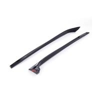 Aileron arrière de voiture Pour VW pour Polo MK5 2011 2012 2013 2014 2015 2016 2017 1 paire pour autocollants de becquet latéral de lunette pour arrière noir brillant