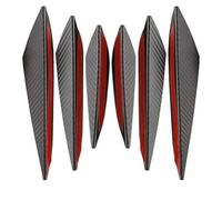 Aileron Arrière Diffuseur De Lèvre Pare-choc Avant Universel 6 Pièces/ensemble Ailettes Séparation Becquet Carrosserie Canards Réglage De Voiture Valence Menton Décoration De Voiture