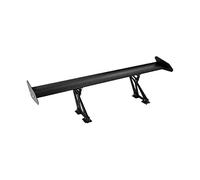 Aileron Arrière GT Wing 43/53 Pouces Léger Universel Aileron Arrière Simple/Double Ensemble De Pont Aérodynamique pour Voiture Véhicule À Hayon Becquets arrière(43in Single)