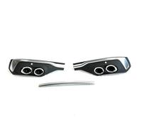 Aileron Arrière Kit Protection Pare-Chocs Arrière pour Q5, S Et Line Sport Back (2021-2023) Diffuseur, Sorties D'échappement, Aileron, Splitter Et Lèvre. Becquet Toit(Argent)