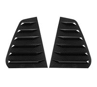 Aileron arrière, persienne latérale de Lunette arrière, Garniture Noire/Fibre de Carbone, 1 Paire pour VW Golf MK7 MK75 2014-2019 GTI/GTD/R, aileron de Coffre