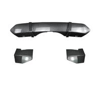 Aileron ArrièRe pour BMW pour X5 F15 pour M-Tech pour MP 2014-2018 Diffuseur Lèvre Pare-Chocs Arrière Spoiler Couvercle Latéral Aileron(Look de Fibre de Carbone)