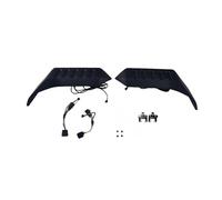 Aileron Arrière pour Jeep pour Wrangler JK JL 2007-2023, aileron Toit arrière Voiture, séparateur latéral arrière, lèvre d'aile supérieure, Lampe Standard 4 Couleurs Becquets Voiture(2018- Up)