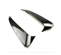 Aileron Arrière pour Mercedes pour Benz Classe C Coupé C205 pour AMG 2015-2021 ABS Voiture Pare-Chocs arrière séparateur becquet Canard aération Becquets Voiture(Look de Carbone)