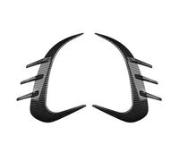 Aileron Arrière pour Mercedes pour Benz Classe GLC X254 GLC260 GLC300 pour AMG 2023+ Voiture ABS Pare-Chocs Arrière Lèvre Spoiler Canards Évents Becquets Voiture(Look de Carbone)