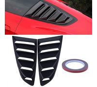 Aileron arrière pour Mustang 2015-2018 (1 Paire) - Volets de Protection pour vitres latérales arrière et Custodes - Aileron de Coffre