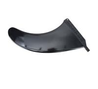 Aileron Arrière pour Paddleboard, Fin Centrale Noire en Caoutchouc 9 | Pointe Incurvée Profilée, Installation Facile dans Boîtier Central, Contrôle Amélioré pour Sup, Canoë et Sorties Nautiques