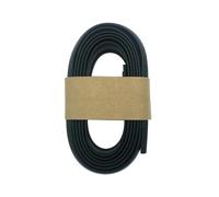 Aileron arrière Protection de Jupe Pare-Choc Avant Voiture, 2,5 m, moulures extérieures, Bande Caoutchouc Universelle pour carrosserie Aileron Spoiler(Matt Black)