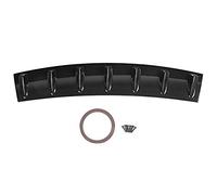 Aileron arrière Shark 7 déflecteurs d'ailerons diffuseur de lèvre de Pare-Chocs Grande Texture en Fibre de Carbone ABS 853mm pour Largeur de châssis de Pare-Chocs arrière de