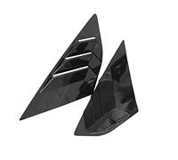 Aileron Arrière Voiture 1 Paire Persiennes Fenêtre Arrière Accessoires Voiture Stores Voiture Tuyère Latérale ABS Persiennes en Plastique Évent pour Focus St RS MK3 Hayon Spoiler Coffre Arrière