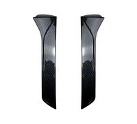 Aileron Arrière Voiture 2X pour Seat pour Leon 5F FR MK3 MK3.5 2012 2013-2021 Becquet Latéral Lunette Arrière Style D'aile Arrière Auto Canards Splitter Noir Brillant(Glossy Black)