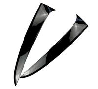 Aileron Arrière Voiture Lot 2 Ailerons Latéraux Lunette Arrière ABS pour Kia pour Sportage R (2011 2012 2013 2014 2015) Décoration Noire Brillante