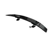 Aileron Arrière Voiture pour Berline À Hayon Aileron De Coffre Électrique Intelligent ABS Universel Lumière LED Aspect Fibre De Carbone Modification De Voiture(Aspect Fibre de Carbone)
