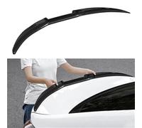Aileron Arrière Voiture pour BMW Série 3 F30 Sedan 2012-2019 Coffre Arrière Lèvre Aileron De Toit Arrière,Queue ExtéRieure Arrière Lèvre Accessoire Tuning,A/Glossy Black