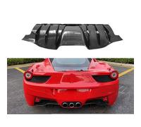 Aileron Arrière Voiture pour Ferrari 458 2011 2012 2013 2014, Fibre Carbone Diffuseur Lèvre Chocs Spoiler Séparateurs Pare-Chocs Arrière Accessoire