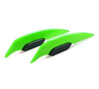 aileron avant 2 Pièces Ailettes Carénage Avant Pour Becquet Latéral Moto 1 Paire Kit D'accessoires Universels Pour Modification Mise Niveau Des Ailerons Moto