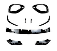 Aileron Avant De Voiture Lame De Pare-Chocs Avant Aileron Ailerons Arrière Grille Inférieure pour Mercedes pour Benz Classe C W206 C200 C260 2022+(Gloss Black5)