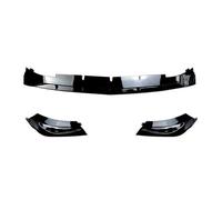 Aileron Avant De Voiture pour Mercedes pour Benz Classe C W206 C200 C260 2022+ Spoiler De Pare-Chocs Avant avec Ailerons Ailerons Et Grille Inférieure(Gloss Black3)