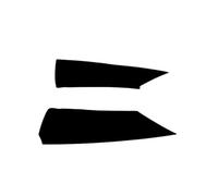 Aileron Avant De Voiture pour Volvo S60 V60 2020-2023 Diffuseur De Pare-Chocs Avant Et Arrière De Voiture Aileron De Lame(Rear Black)