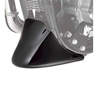 Aileron Avant Noir Brillant pour Harley Sportster Iron XL 883 XL1200, offrant Une Protection Contre Le Vent et Les débris