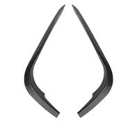 Aileron Avant pour BMW Série 3 E90 E91 320i 330i 2005-2008 Pare-Chocs Avant Voiture Splitter Spoiler Latéral Aération Kits Carrosserie Spoiler(Noir Carbone)