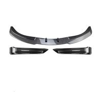 Aileron Avant pour BMW Série 3 E90 E91 320i 330i 2005-2008 Version Base Lèvre Spoiler Pare-Chocs Avant Et Couvercle Séparateur Latéral Spoiler(Noir Carbone)