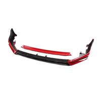 Aileron Avant pour Civic 11e Génération 2022-2024 Becquet Pare-Chocs Avant Voiture Séparateur D'évasement Inférieur Support Protection Lame Spoiler(Rouge)