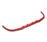 Aileron Avant pour VW pour Polo 6N2 MK3 Spoiler Avant Pare-Chocs Lèvre Euro Universel 3 Pièces Kit Carrosserie Protecteur Becquet Avant(Rouge)