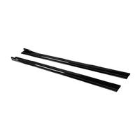 Aileron Avant Voiture ABS 2.2m Pare-chocs Latéraux Jupes Extension Rocker Splitters Diffuseur Winglet Ailes Pour X5 F15 X6 F16 2014 2015 2016 2017 2018 Lèvre Séparateur Pare-chocs ( Color : Glossy Bla