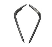 Aileron Avant Voiture Autocollant Pare-Chocs Avant becquet latéral Cadre Phare antibrouillard Grille aération pour BMW Série 3 E90 E91 320i 330i LCI 09-12 Becquet Garde Kit(Look de Carbone)