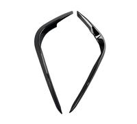 Aileron Avant Voiture Autocollant Pare-Chocs Avant becquet latéral Cadre Phare antibrouillard Grille aération pour BMW Série 3 E90 E91 320i 330i LCI 09-12 Becquet Garde Kit(Noir Brillant)