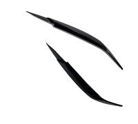 Aileron Avant Voiture Autocollants 3D phares Avant paupières pour BMW E71 E72 X6 30d 35d 35i 40d pour M50i pour M50d X6M 2008-2014 Choc Avant Lame(Noir Brillant)